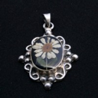 Sterling Silver Pendant (1.25" x 1")