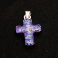 Sterling Silver Cross Pendant (0.75" x 1")